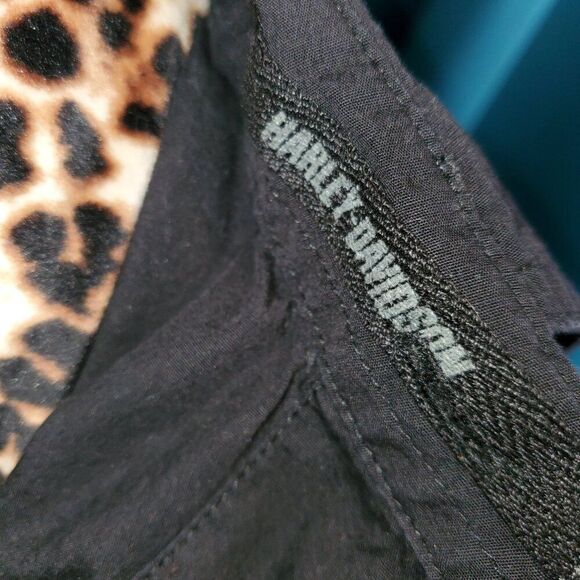 Charcoal Harley-Davidson button up long sleeve 100% Cotton Shirt 3XL - Picture 5 of 6